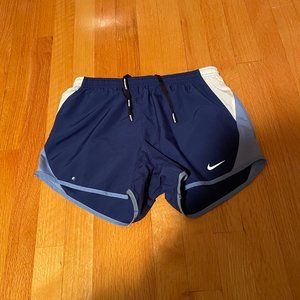 Blue nike athletic shorts